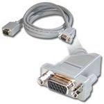Cablestogo 1m Monitor HD15 M/F cable (81118)